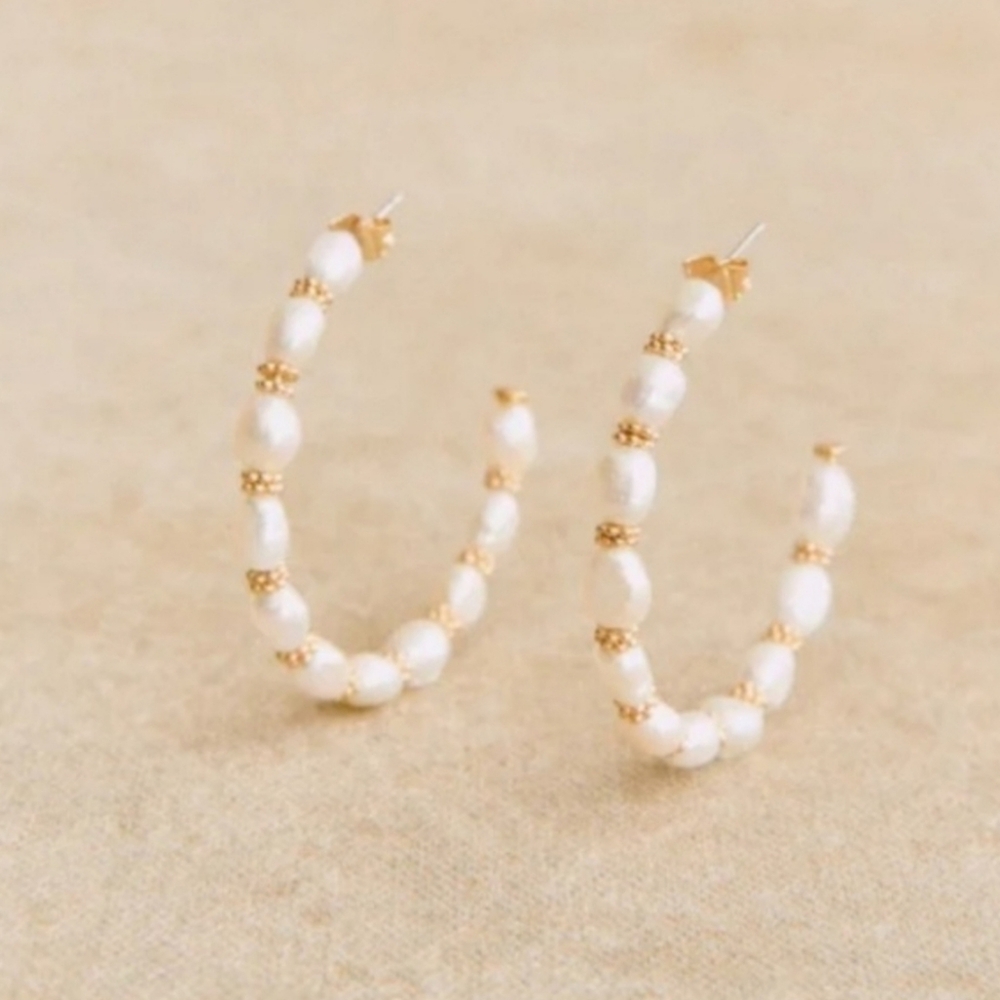 Sezane Milo Hoop Earrings
